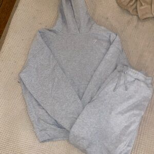 Gymshark Light Grey Core Marl Rest Day Sweat Set